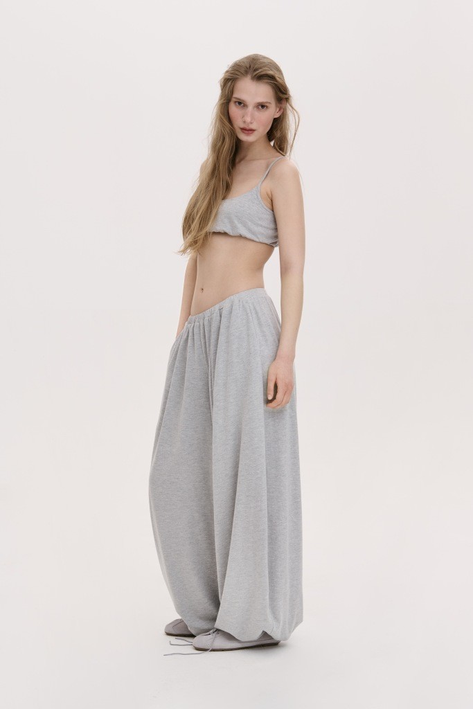 ШТАНИ OVERSIZE З БАВОВНЯНОГО ТРИКОТАЖУ 1285 зображення